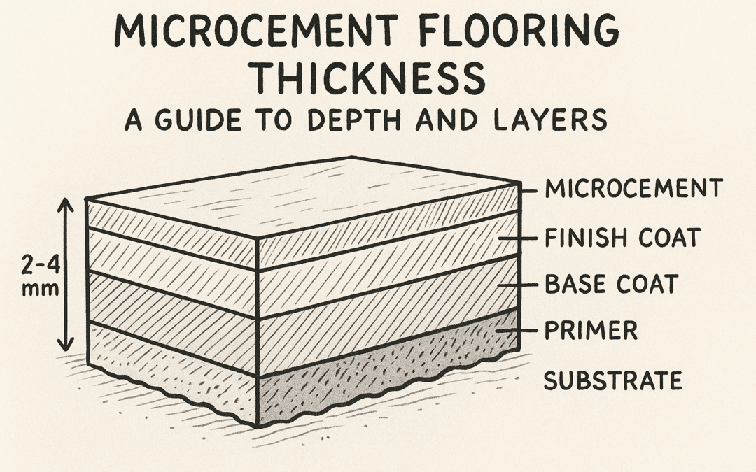 Microcement Flooring Thickness: A Guide to Depth and Layers